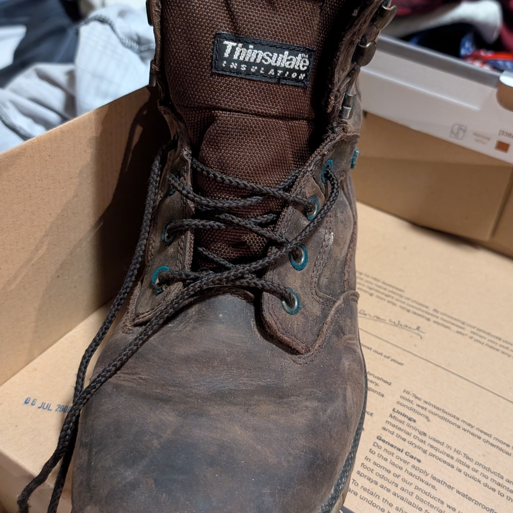 Hi-Tec Men's Dark Brown Insulated Boots